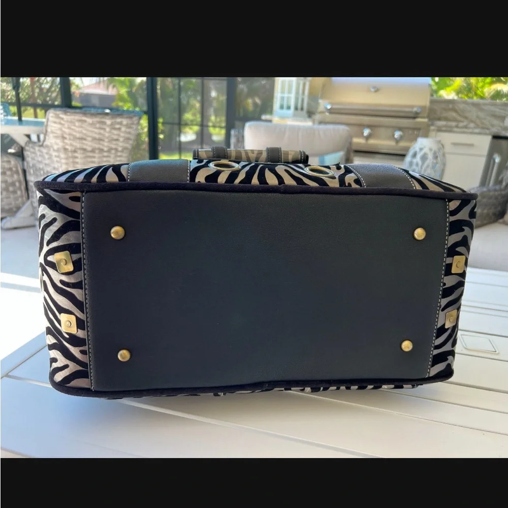 Pet Flys Zebra Print Tote Bag